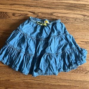Mini boden girls Jean skirt